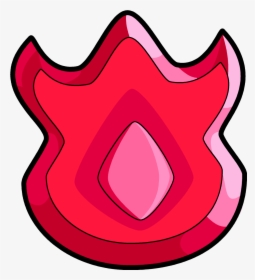 Transparent Volcano Png - Pokemon Fire Gym Badge, Png Download, Free Download