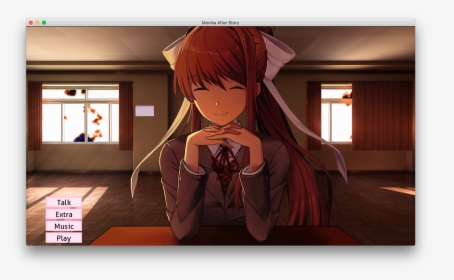 Test - Ddlc Monika After Story Sprites, HD Png Download - vhv