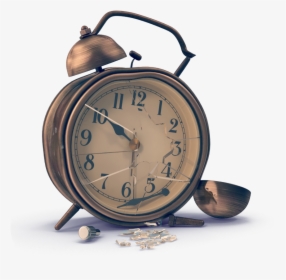 Transparent Broken Clock Clipart - Broken Alarm Clock Png, Png Download, Free Download