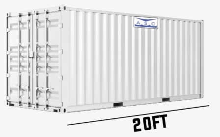 Transparent Storage Container Png - 40 Foot White Shipping Container, Png Download, Free Download