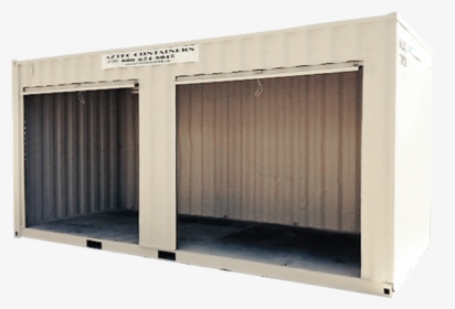 20 Foot 2 Roll Up Doors - Shipping Container, HD Png Download, Free Download
