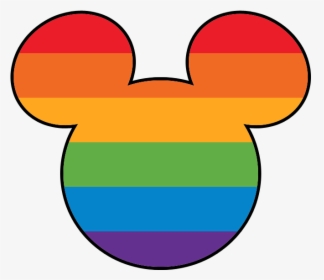 Transparent Minnie Mouse Ears Clipart - Mickey Head Rainbow Clipart, HD Png Download, Free Download