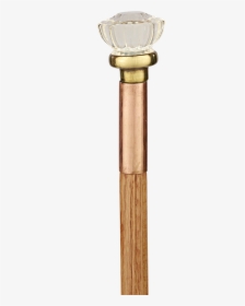 Crystal Knob Cane - Wood, HD Png Download, Free Download