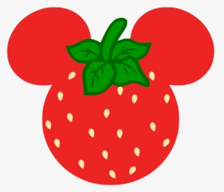 Mickey Mouse Head Strawberry, HD Png Download, Free Download