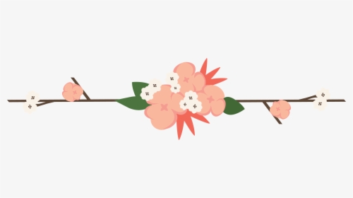 Clip Art Floral Dividers - Floral Divider Transparent Background, HD Png Download, Free Download