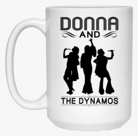 White Donna And The Dynamos Ceramic Coffee Mug Cup - Mamma Mia Painting, HD Png Download, Free Download