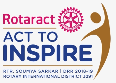 District Theme Logo 18-19 - Rotaract District 3291 Logo, HD Png Download, Free Download