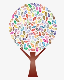 Transparent Big Tree Clipart - Colorful Tree Background Png, Png Download, Free Download