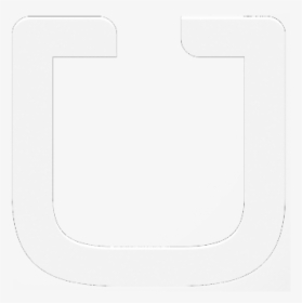 White Uber Logo Png, Transparent Png, Free Download