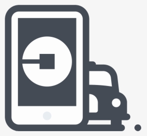 Transparent Uber Clipart - Uber Logo Taxi Png, Png Download, Free Download