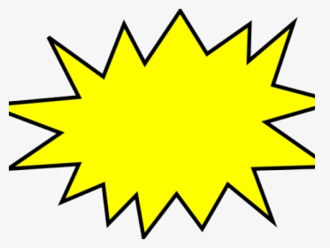 Transparent Yellow Star Clipart - Comic Book Speech Bubble Transparent, HD Png Download, Free Download