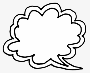 Thought Bubble Sketch Png - Drawn Speech Bubble Png, Transparent Png, Free Download