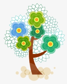 Colorful Vector Tree - Portable Network Graphics, HD Png Download, Free Download