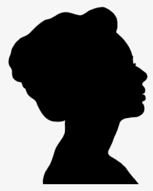 Silhouette Model Female Clip Art - Woman Face Silhouette Png, Transparent Png, Free Download