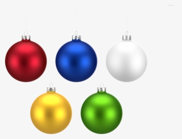 Christmas Balls Templates Colored, HD Png Download, Free Download