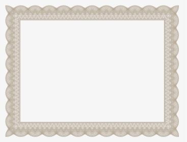 Formal Certificate Border 1 Png Brown - Certificate Background High Resolution, Transparent Png, Free Download
