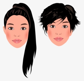 Drawing Characatures Woman Face - Korean Small Face Measure, HD Png Download, Free Download