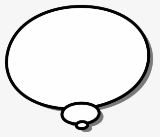 Speech Bubble Black Background, HD Png Download, Free Download