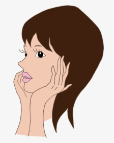 Woman"s Face - Cartoon, HD Png Download, Free Download
