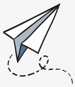 Airplane Paper Plane Clip Art - Paper Aeroplane Clip Art, HD Png Download, Free Download