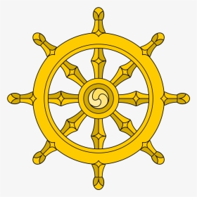 Buddhist Wheel Png, Transparent Png, Free Download