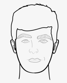 Long Face - Line Art, HD Png Download, Free Download