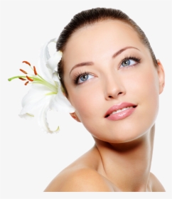 Woman Face With Flower, HD Png Download, Free Download