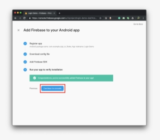 Successfully Added Firebase - Android Ss Service Lib, HD Png Download, Free Download