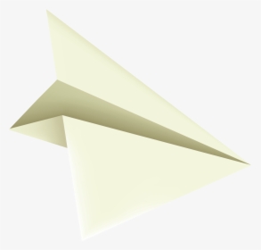 White Paper Plane Png Image - Triangle, Transparent Png, Free Download