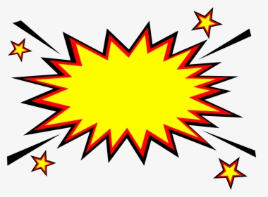Clip Art Explosion Vector - Comic Book Explosion Transparent, HD Png Download, Free Download