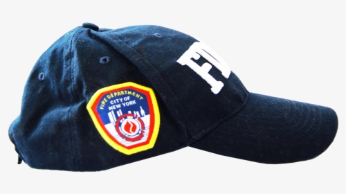 Fdny Adults Navy Hat With White Front And Emblem Side - Fdny, HD Png Download, Free Download
