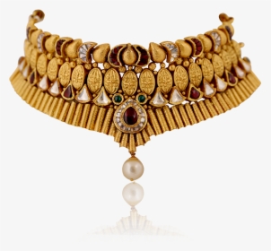 Queen’s Delight Gold Choker Necklace - Choker, HD Png Download, Free Download