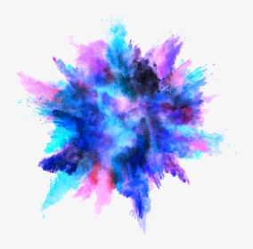 Blue Color Powder Explosion Png Image - Color Powder Explosion Png, Transparent Png, Free Download