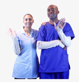 Nurses In Gipskins Ppe Sleeves - Gipskins, HD Png Download, Free Download