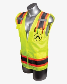 Custom Printed High Visibility Yellow Field Vest - Vest, HD Png Download, Free Download