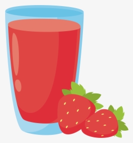 Transparent Apple Clip Art Png - Strawberry Juice Images Clipart, Png Download, Free Download