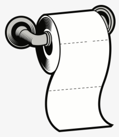 Toilet Paper Holders Facial Tissues Tissue Paper Cc0 - Toilet Paper Roll Clip Art, HD Png Download, Free Download