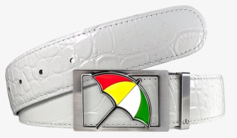 Arnold Palmer Crocodile Leather Belt In White - Belt, HD Png Download, Free Download