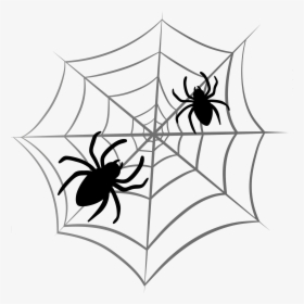 Spider Web Halloween Clip Art - Spider Web Tattoo Simple, HD Png Download, Free Download