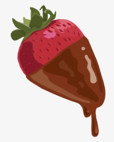 Strawberry Dipped In Chocolate Clip Arts - Chocolate Covered Strawberries Transparent Background, HD Png Download, Free Download
