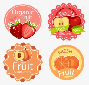 Label Fruit Sticker Strawberry - Fruit Sticker Png, Transparent Png, Free Download