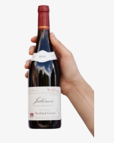 Wine Bottle Png Transparent Image - Wine Bottle Hand Png, Png Download, Free Download