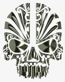 Tribal Skull Silhouette, HD Png Download, Free Download
