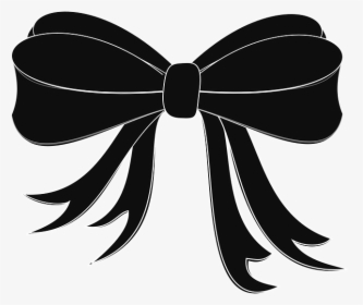 Corbata De Moño, Negro, Cinta - Black Bow Clip Art, HD Png Download, Free Download