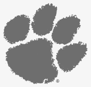 Clemson Tiger Paw White , Png Download - Clemson Football Logo, Transparent Png, Free Download