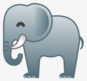 Happy Elephant Emoji, HD Png Download, Free Download