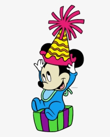 Baby Mickey Party Hat Suprise Clipart Png, Transparent Png, Free Download