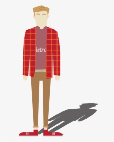 Hipster Man Character, HD Png Download, Free Download