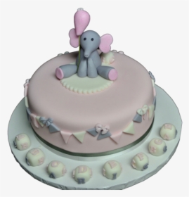 Carrot Baby Shower Cake, It"s A Girl, With Grey And, HD Png Download, Free Download