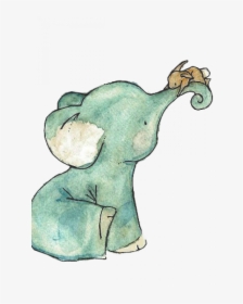 Watercolor Baby Elephant Png Vector, Clipart, Psd, Transparent Png, Free Download